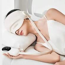 [Relief Massager] Migraine Relief Cap Massager | Compress Head Massage & Eye Heating, Relief For Tension, Stress, And Sleep Aid, Head And Eye Mask Massager With Compression And Heat - Gift For Women, Men