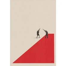 Retro Simple Color Background Design Movie Character Car Poster Canvas Painting Wall Art Pictures Home Decor Optional Frame ,Wall Art With Frame - Multicolor - View 35