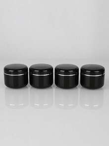 5pcs 20g/30g/50g/100g Cream Jars Plastic Sample Bottles Cosmetic Containers Empty Cosmetic Jars Refillable Sample Bottles, Suitable For Cosmetics, Makeup And Skincare Products, Perfect For Travel And Cosmetic Storage And Dispensing. - Multicolor - View 6