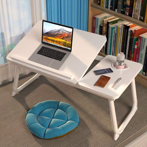 Klappbarer Computertisch, höhenverstellbarer tragbarer Laptoptisch für Zuhause, Büro, Bett, Sofa, Kinderschreibtisch