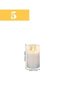 1/3 Peças Conjunto de Velas Eletrônicas LED com Controle Remoto e Timer, Velas Elétricas de Pilar para Uso Externo, Velas Eletrônicas a Pilha, Velas de Pilar Eletrônicas com Chama Realista, Chama Quente, Acessórios para Aniversário e Casamento, Adequado para Lanternas, Jardim, Natal, Decoração Doméstica, Páscoa, Formatura, Dia dos Namorados