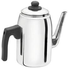 Coffee Tea Pot 1.2 Liters No. 2 Aluminum Fortlar - 拋光 - 查看 1
