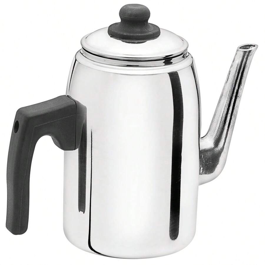 Coffee Tea Pot 1.2 Liters No. 2 Aluminum Fortlar - 拋光 - 查看 1