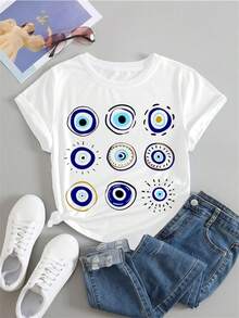 Women T-Shirts - White - View 1