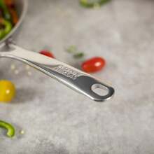 KUHN RIKON Allround Oven-Safe Induction Uncoated Frying Pan, 28 Cm, Stainless Steel, Silver - Set Of 3 - View 6