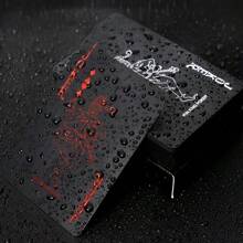 1 pièce -Cartes à jouer imperméables, cartes à jouer en plastique, un jeu de cartes à jouer, cartes à jouer cadeaux de Noël, cadeaux d'Action de grâce, cadeaux de jeu, très jolie décoration, bonne qualité