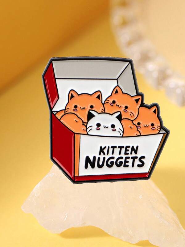 1 pièce Mignon Chat Épinglette Émail Amoureux des Animaux Broche Épinglettes pour Revers Épinglettes Badges sur Sac à Dos Vêtements Accessoires Bijoux Kawaii Cadeaux pour Amis