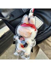 1pc Cushion Cover Silicone Protective Case, Dustproof Transparent Shell, Macaron Stroller Storage Bag For Doll Dustproof, Gifts, Household Goods - Multicolor - View 6