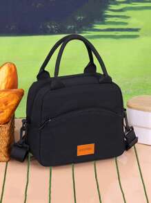 1PC Insulated Lunch Bag, Waterproof Lunch Cooler Bag, Insulated Lunch Box, Portable Reusable Lunch Bag, With Adjustable Straps, Can Be Used For Work, School, Picnic For Women Men Thermal Insulated Lunch Box Tote Cooler Handbag Lunchbox Lunch Bag Women Teacher Camping Back To School Classroom Bento Kitchen Insulated Lunch Bag TravelWomanLunch Box BagLadiesSchool Supplies Stuff Accessories