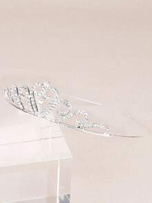 An Elegant Rhinestone Bridal Hair Accessory Valentine's Day Accessories,Wedding Hair Accessories - Silver - View 4