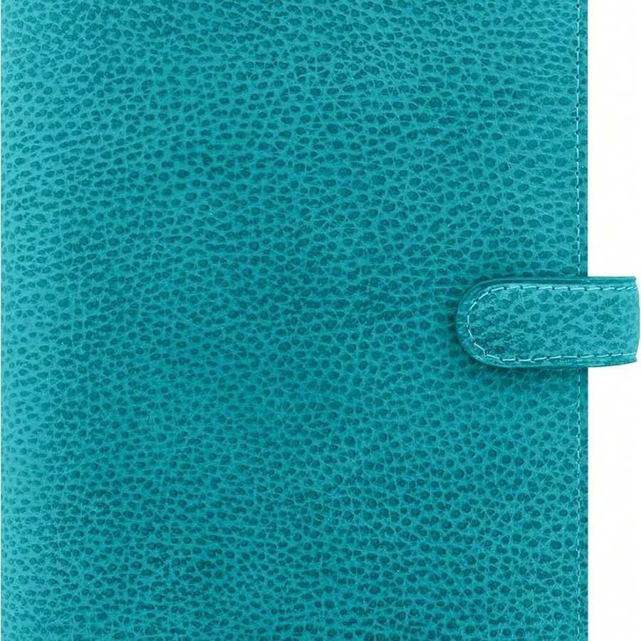 Filofax Mini Finsbury Organiser - Black - Aqua - View 1