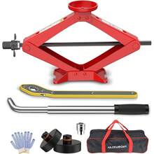 2317/New Trolley Jack Kit 2.5 Ton Scissor Jack For Tla Model Y Model 3SX, Red Tla Jack Kit  2 Tla Specific Rubber Pads - Clear - View 1