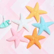 5pcs Creative Starfish Series Fridge Magnets, Interesting Home Decor Magnetic Stickers For Office Whiteboard, Living Room, Kitchen, Dishwasher, Cabinet, Variety Of Colors, Weekly Special