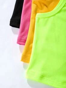 Set de 4 piezas de chalecos estampados multicolor - Multicolor - Ver 6