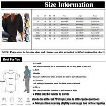 Plus Size Women's 3/4 Sleeve Cotton Lined Tunic Top - Light Gray V-Neck Casual Loose Fit Shirt With Geometric Eyelet Detailing, High-Quality Autumn Tee For Layering Or Standalone Outfits, L-5XL, Relaxed Fit Top | Asymmetrical Design | Machine Washabl - 黑色 - 查看 8