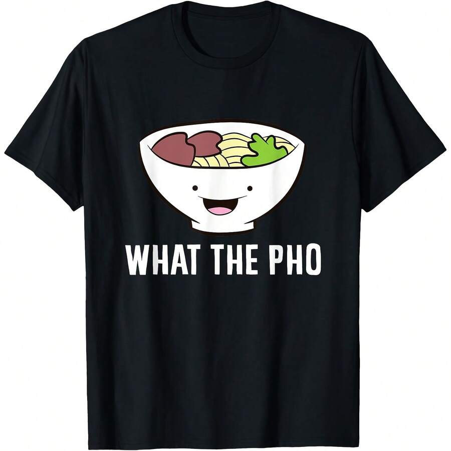 What The Pho Vietnamese Pho T-Shirt - Black - View 1