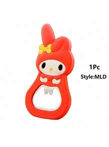 Sanrio 1Pc Hello Kittys Mymelody Cute Cartoon Silicone Wine Opener Pink Girly Heart Beer Bottle Opener(Some Parts May Be Random)