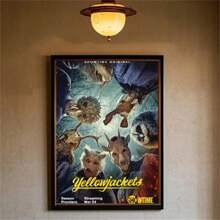 1 buc opțional cadru postere perete artă pop film Yellowjackets poster HD artă perete impermeabil acasă living room dormitor bar decorare estetică