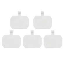 5pcs/Set Matte Transparent Card Phone Case Back Fixed Clips, Universal Phone Strap Tether Connector