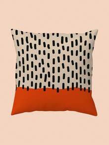 Juego de 4 piezas de fundas de almohada estilo retro futurista, patrón compuesto de rombos, estrellas, círculos y otras formas geométricas. Decoración del hogar para sofá, estilo versátil, duradero. Diseño de un solo lado, no incluye rellenos de almohada. - Multicolor - Ver 5