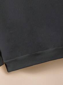 Tween Boys' Cartoon Skateboard Print Hooded Sweatshirt, Warm