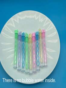 Set de 5/10/20 piezas Palos de burbujas de colores mini con múltiples agujeros, para fiestas festivas - Sin líquido incluido, ideal para actividades al aire libre y celebraciones como bodas, cumpleaños, aniversarios, despedidas de soltero, regalos en general, Navidad, Halloween, Pascua, Acción de Gracias, regalos universales, sin necesidad de electricidad (algunos colores y estilos se envían de forma aleatoria)