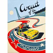 1PC National Landscape Architecture Racing Competition Posters Prints Canvas Painting Pictures Home Living Room Decor Gift Wall Arts Optional Frame ,Wall Art With Frame - Multicolor - View 56