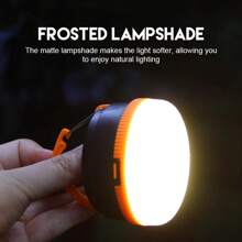 [Super Bright Camping Light]5 Brightness Levels Type-C Fast Charging + Extra-Long Runtime ▎Magnetic + Hook Dual Mode Must-Have For Outdoor Night Fishing