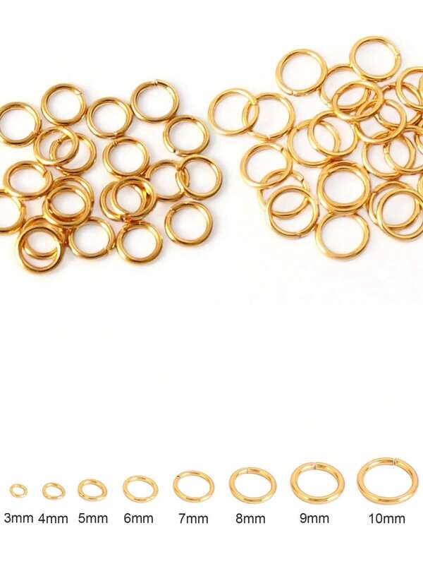 WGRXIRANYKM 240 pièces/lot Anneaux de jonction circulaires pour colliers, bracelets, boucles d'oreilles, pendentifs. Accessoires pour la conception et la fabrication de bijoux artisanaux