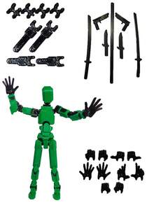Dummy 13 Articulated Doll Assembly Kit - 綠色 - 查看 2