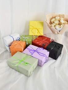 Pita Keriting Pelangi - Pita Keriting Balon - 100 Yard/Gulungan Tali Balon untuk Dekorasi DIY, Pembungkus Kado, Pita dan Busur, Pilihan Terbaik untuk Hadiah Natal, Tahun Baru, dan Ulang Tahun - MultiWarna - View 4