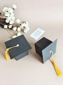 24sets Graduation Cap Gift Box Graduation Party Favors Graduation Box With Tassel Treat Box Graduation Centerpieces For Tables Graduation Decorations Grad Party Favo,Birthday Gift Decorative Box,Bachelorette Party Decoration Box,