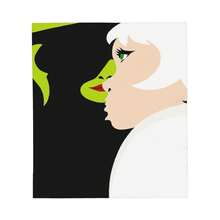 Wicked Witch And   In Graphic Style PortraitUltra Soft Microfiber Wool Blanket With A Fixed Color, Lightweight And Comtable Hot Tow Sofa, Sofa, Bedroom, Living Room, Comtable Chair, Reading And Viewinprinting Drawing Blanket, Tow Blanket, Family Bedroom Blanket, Plush Comfort And Ft Quilts Wool Blankets Travel Blankets Er Ft Drat Blankets Office Nap Blankets-Lightweight Air-Conditioned Blankets-Breathable And Wable Air-Conditioned Blankets For Summer Nights Scandinavian Wool Blankets Office Blankets-Wool Blankets Disguised As Paper Clouds-Enjoy Everyday's Ultimate Luxury F-Star Hotel Collection-Pm Blankets Discern Taste Runways-Inspired By Towaway Designer Patterns Perfect All-Sean Portable Gift Car Camping For Your Home, Family Or Friend Blankets Romantic Love Drations Annrsary Wedding Gifts Ft And Comfortable Flannel Blankets Family Fa Chairs Printing - Picture Color - View 2