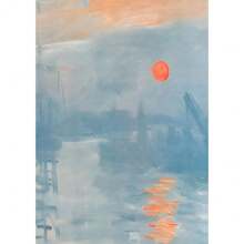 1 pièce Affiche murale d'art moderne de Claude Monet avec des fleurs sauvages. Impression pour la décoration de la maison, de la chambre à coucher, du bar. Cadeau décoratif optionnel avec cadre.