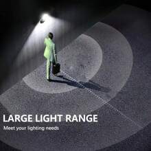 1 Peça Luz Solar de Rua a Prova d''Água com LED de Iluminação e Sensor de Movimento, 3 Modos de Iluminação Inteligente com Controle Remoto, Adequada para Jardim, Quintal, Estrada, Cabana, Pátio, Iluminação Solar Externa