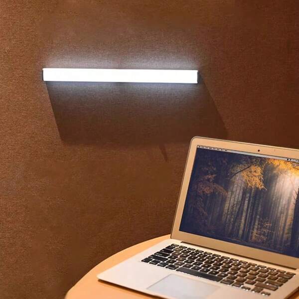 Kexinlighting Kexinlighting 1/4 Packs LED Cabinet Light Motion Sensor Light, Dimmable Rechargeable Wireless Undercounter Lights Warm Light, 7.87/11.81inch Adhesive Magnetic Night Light For Cabinet Wardrobe Hallway, Kitchen, Stairs, Indoor Decoration