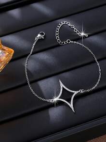 1pc Vintage Geometric Design Women Bracelet, Suitable For Daily, Vacation, Party Wear - Bracelet - View 13