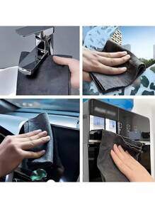 10/5pcs Magic Microfiber Cleaning Cloths - Streak-Free, Lint-Free For Glass & Mirrors, Ideal For Home Use, Kitchen, Bathroom, Car & Outdoor