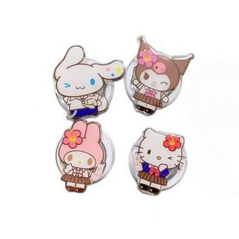 Sanrio Funny Cartoon Sanrio Character Design Rotatable & Foldable Mobile Phone Stand Holder