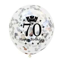 5pcs 12inch Gold Silver Rose Gold Number Crown Confetti Birthday Latex Balloons Number 16 18 21 30 35 45 50 55 60 65 70 75 80 Balloons Happy Birthday Crown Confetti Latex Balloon Anniversary Birthday Party Decorations