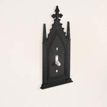 1pc Victoria Building Castle Relief Switch Panel Cover, Material, Gothic Style Decor Accessory