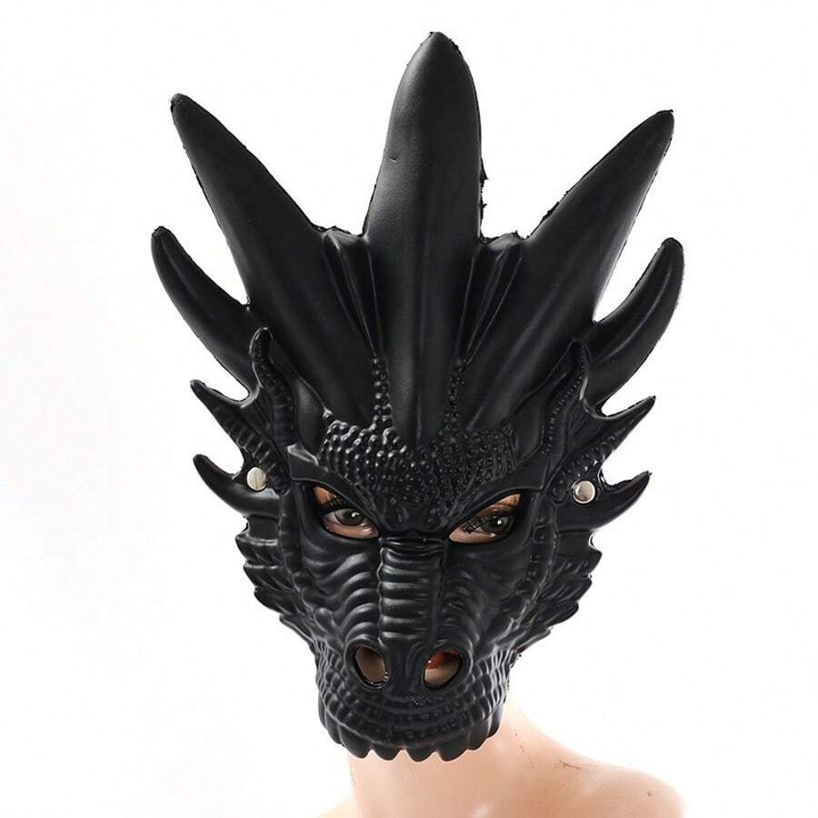 3D Dragon Mask, Masquerade Party Costume Role-Playing Prop - Multicolor - View 1