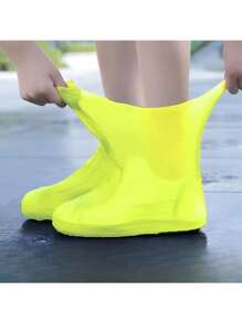 1PC Latex Wodoodporne Antypoślizgowe Ochraniacze Na Buty, Wielokrotnego Użytku, Wodoodporna Ochrona, Latexowe Kalosze Na Buty Wodoodporne, Które Mogą Być Ponownie Użytkowane W Celu Zapobiegania Deszczowi. Wiele Kolorów Do Wyboru, Przeciwdeszczowe, Piaskowe Silikonowe Ochraniacze Na Buty Przeciwdeszczowe, Silikonowe Wodoodporne Ochraniacze Na Buty, Ochraniacze Na Buty Na Deszczowe Dni, Wielokrotnego Użytku Antypoślizgowe Kalosze Na Buty, Odpowiednie Na Deszczowe Dni, Tereny Trawiaste I Czyste Użytkowanie (Nadaje Się Do Rozmiarów 37-45).