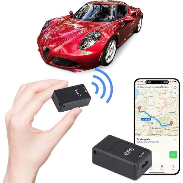Rastreador GPS para vehículos, mini localizador GPS magnético en tiempo real para automóvil, micro dispositivo de rastreo GPS, cobertura global completa, rastreador GPS GSM SIM de larga duración para vehículos, automóviles, ubicación personal.