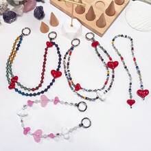 1pc Luxury Love Y2K Túi Bao Bì Phụ Kiện Túi Tình Yêu Bùa Hộ Mệnh Thời Trang Chuỗi Hạt Tình Yêu Trang Trí Đồ Trang Trí Túi Xách Phụ Nữ - Nhiều màu - Xem 3