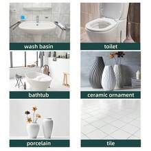 1pc Ceramic Repair Agent - Ultra-Strong Waterproof Bonding, Effective Hand Wash Basin Crack Repair, Powerful Cracking Glue For Bathtub, Toilet, Sink Restoration And Renovation