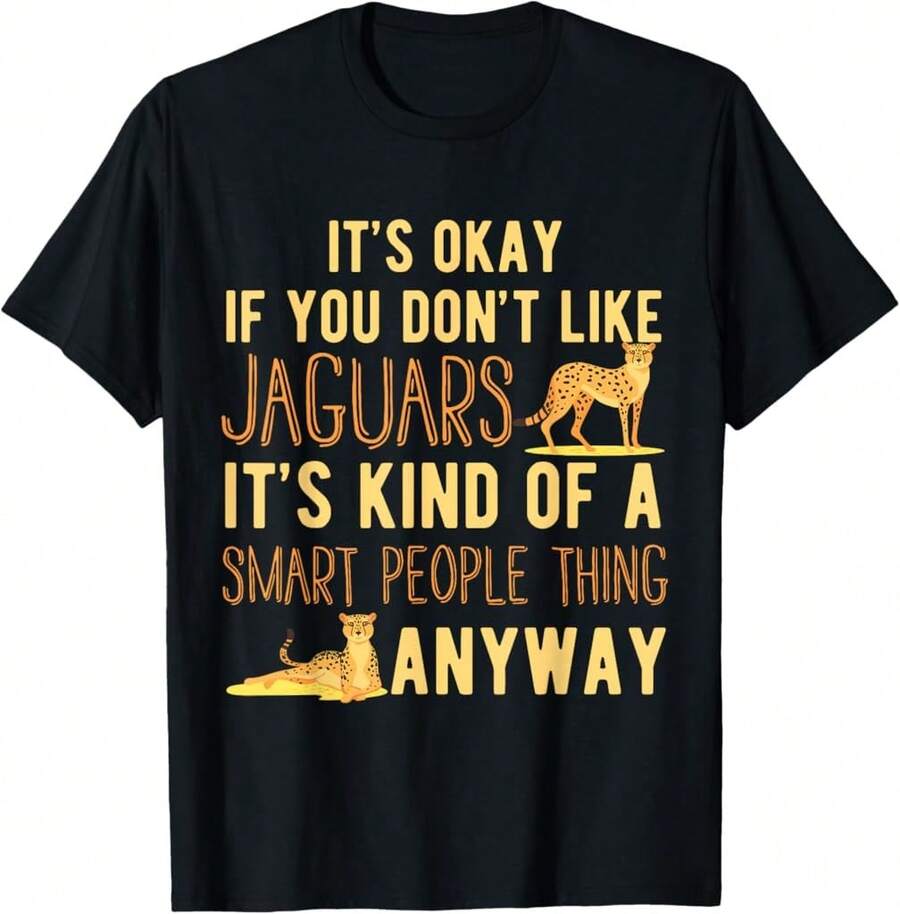 Jaguar Shirt Jaguar Lover Jaguars T-Shirt?Asc Mother's Day Gifts - Black - View 1