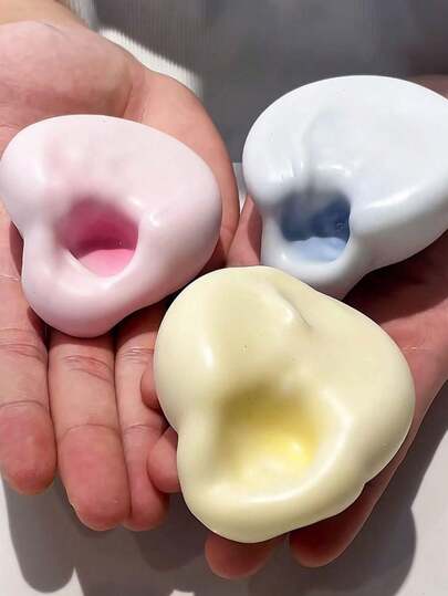 1/2/3/4pcs Cute Moldable Mochi Squishy Toys, With Gift Bag, Realistic Mochi Texture, Mini Random Color Transparent Cubes, Stress Relief Toys, Fidget Toys, Soft Squishy Toys, Finger Spinner, Anti-Stress Toys, Taba Squishy Toys, Finger Spinner Toys, Sensory Toys, Christmas Gift, Halloween Gift, Birthday Party Favors (No Needles)