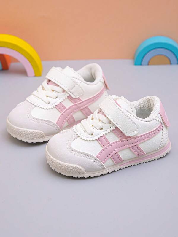 1Pair 0-3 Years Old 1 Baby Shoes Spring And Autumn Shoes Soft Soled Baby White Shoes Anti Slip Children's Walking Shoes Boy's And Girl's Sports Shoes Back To School