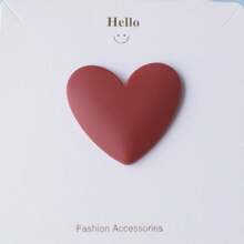 5/10pcs Heart-Shaped Fridge Magnets - Creative Home Decor Magnetic Stickers For Refrigerator, Whiteboards, Cabinets, Dishwasher - Home Decor, Birthday, Graduation Gift